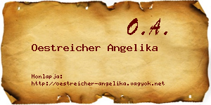 Oestreicher Angelika névjegykártya
